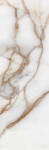 KAI Faianta rectificata tip marmura, Goldie White 4991, 24.4x74.4 cm, alb, finisaj mat (3800745499117)