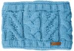 Bontis Széles női kötött fejpánt - Világoskék | unisex (L478-11)