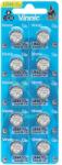 Vinnic G13 AG13 L1154 LR44 157 V13GA RW82 A76 mini alkáli gombelem 10 db (4898338006056)