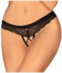 Obsessive Chemeris - nyitott tanga (fekete) (23113801141) - shop