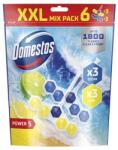 Domestos WC frissítő blokk, 6 db-os, DOMESTOS „Power 5, óceán és lime (KHT1179)