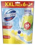 Domestos WC frissítő blokk, 6 db-os, DOMESTOS „Power 5, lime (KHT1181)