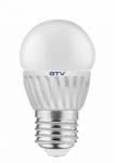 GTV LD-SMBD45-10 LED FÉNYFORRÁS, KERÁMIA, A-G, B45, 3000K, E27, 10, 0W, AC180-250V, 160°, 1000lm, 80mA (LD-SMBD45-10)