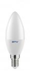 GTV LD-SMNDC37-80 LED izzó, A-G, C37, SMD 2835, 4000K, E14, 8, 0W, AC180-250V, 160°, 720lm, 70mA (LD-SMNDC37-80)