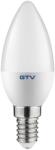 GTV LD-SMNGC30B-30 LED izzó, C30, SMD 2835, 4000K, E14, 3W, AC220-240V, sugárzási szög 160°, 200 lm, 33 mA (LD-SMNGC30B-30)