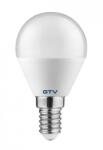 GTV LD-SMGB45B-60 LED IZZÓ, B45B, SMD 2835, MELEG FEHÉR, E14, 6W, AC220-240V, 160°-os fényszög, 470 lm, 52 mA (LD-SMGB45B-60)
