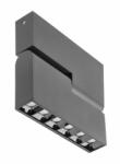 GTV LD-SRA18WC-NB LED lámpatest SIERRA, 18W, 1620lm, AC220-240V, 50/60Hz, PF>0, 9, Ra≥80, IP20, IK08, 4000K, 48°, fekete (LD-SRA18WC-NB)