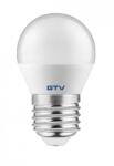 GTV LD-SMNGB45C-60 LED izzó, A-G, B45C, SMD 2835, 4000K, E27, 6, 0W, AC180-250V, 160°, 520lm, 52mA (LD-SMNGB45C-60)