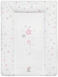  Color Pelenkázó lap Puha, körbe párnázott, rózsaszín csillagok 50 * 70 cm - babybear