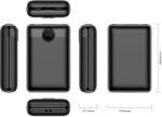VEGER powerbank 20 000 mAh PD QC3.0 2A 22, 5W S20 (W2053) fekete - mobil-box