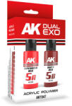 AK Interactive SUPERNOVA RED & DIRTY RED DUAL EXO Set 5 (AK1547)