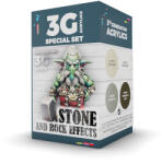 AK Interactive WARGAME COLOR SET STONE AND ROCK EFFECTS (AK1074)