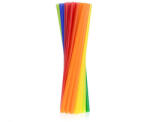 Godan Colorful, Színes műanyag szívószál 10 db-os (MLG190007)