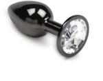 Guilty Toys Butt Plug Dark Anal Plug Large, Metal, Clear