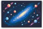  Festés számok szerint - Galaxis Méret: 40x60cm, Keretezés: Keret nélkül (csak a vászon)