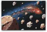  Festés számok szerint - Aszteroida öv Méret: 40x60cm, Keretezés: Kartonlemezen