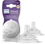 Philips Natural Response, tetină reactivă pentru biberon, debit 4, SCY964/02, după 3 luni, 2 unități