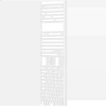 Mexen Mars 1200x400 mm 439W white (W110-1200-400-00-20)