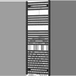 Mexen Hades 1500x600 mm 812W black (W104-1500-600-00-70)