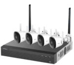 Dahua IP wifi csőkamera szett - NVR1104/F22 kit (4x 2MP-2, 8mm, H265, mikr. , IR30m; 1x NVR 4csat, 1TB HDD) (KIT/NVR1104HS-W-S2/4-F22) - bbmarket