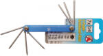 BGS DIY Cheie rabatabilă | Profil T (pentru Torx) T6 - T20 | 7 piese (BGS 7848) - mistertools