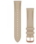 Garmin óraszíj Vivomove 3 világos kő bőr, 18K rózsaarany PVD csattal (QR 20 mm) (010-12924-21) (010-12924-21)