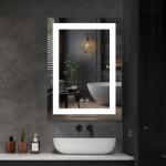 Ireda Oglindă de baie cu iluminare LED, 80 x 60 cm (BLS-LD8001_IRD-008_80x60)