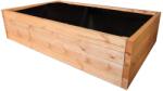 Tonap Strat înălțat din molid 156x96x36 cm cu geotextil, tratat uș (1B1)