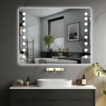 Ireda Oglindă de baie IREDA LED cu iluminare, 70 x 50 cm (BLS-LD8094_IRD-022_70x50)