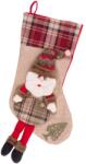 MagicHome MagicHome karácsonyi dekoráció, Mikulás zokni, 50 cm (ST8090716)