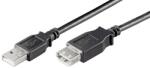 MicroConnect USB 2.0 hosszabbító kábel 5m (USBAAF5B) (USBAAF5B)