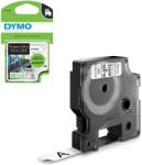 DYMO Banda flexibila DYMO LabelManager 12 mm negru pe alb pentru cabluri, fire electrice, telecomunicatii si infrastructura IT, ambalaj blister S0718040 (16957)