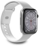Puro "ICON" Silicone watchband for Apple Watch 42-44-45-49mm, white (PUICNAW44WHI) - pcone