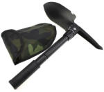 DRAGOWA Tactical Outdoor многофункционална сгъваема лопата с кобур и калъф Ember, черна (DRG109.Black)