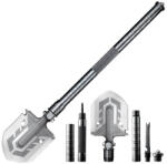 DRAGOWA Tactical DRAGOWA Тактическа сгъваема многофункционална лопата с ножница Cara, сребриста (DRG111.Silver)