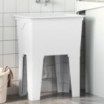 vidaXL fehér gyanta mosókád 59 x 41 x 75 cm (4002799)