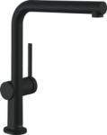 Hansgrohe Talis M54 Egykaros konyhai csaptelep 270, nyíltrendszerű vízmelegítőkhöz, 1jet, matt fekete 72859670 (72859670)