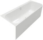 Villeroy & Boch Architectura fal előtt álló fürdőkád, bal sarokba szereléshez, 1800 x 800 mm, fehér UBA180ARE9CL00V-01 (UBA180ARE9CL00V-01)
