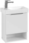Villeroy & Boch Architectura alsószekrény 1x ajtó, 1x nyitott, zsanér bal o. , falra szer. , 430x520x255 mm, fehér B884 (B88400VS)