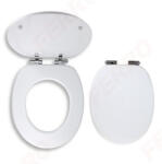 FERRO soft close fehér wc ülőke easy click, MDF WC/SOFTMDF (WC-SOFTMDF)