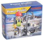 Power Planet építőjáték Munkás talicskával (038569)