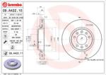 BREMBO Disc frana BREMBO 09. A422.10