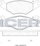 ICER fékbetétkészlet, tárcsafék ICER 180460 (180460)