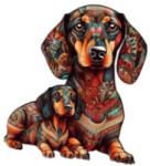  Tacskó fa puzzle L Papír doboz