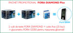Fora Pachet DIAMOND Plus (2 cutii teste glicemie FORA Diamond + glucometru FORA Diamond GD50 + cutie lancete FORA cu 25 buc) (PROMO DIAMOND Plus)