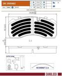 DANBLOCK set placute frana, frana disc DANBLOCK DB 2909482