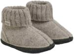 HUTTEliHUT Pantofi de casă din lână Huttelihut - Camel Melange