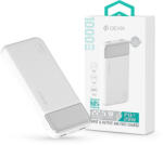 DEVIA Smart Series Digital Display PD 20W powerbank - 10.000 mAh - fehér - bluedigital