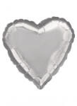 Balloons4party Balon folie Inima Argintie 45 cm - articole-petreceri - 17,99 RON