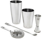 Barprofessional Set cocktail de baza Speakeasy 4piese inox (STBSSS4)